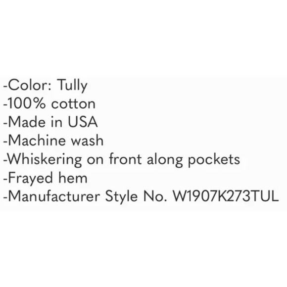 Rag & Bone TULLY Released Frayed Hem Cut Off Distressed Denim Jean Shorts 26 - Picture 10 of 10